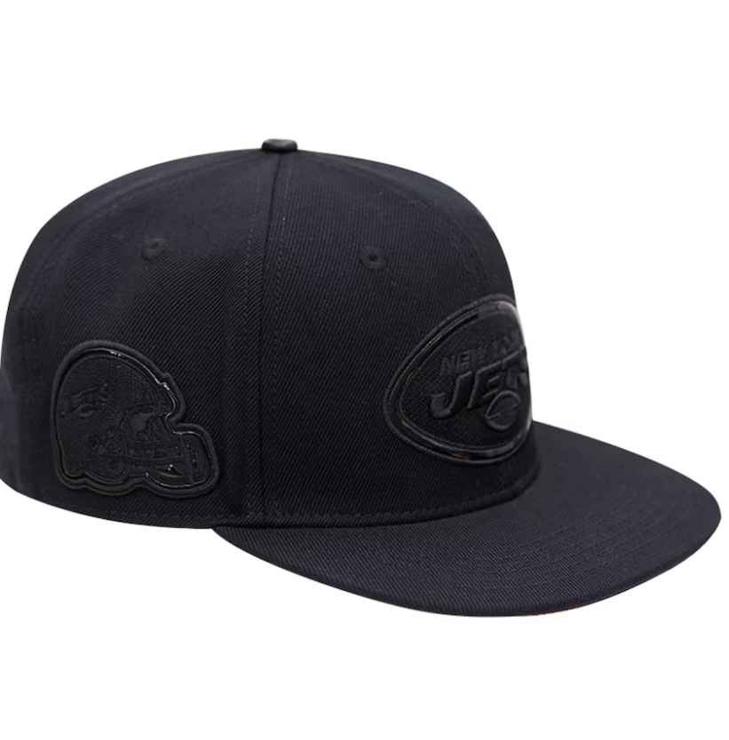 New York Jets  Pro Standard Triple Black Snapback Hat
