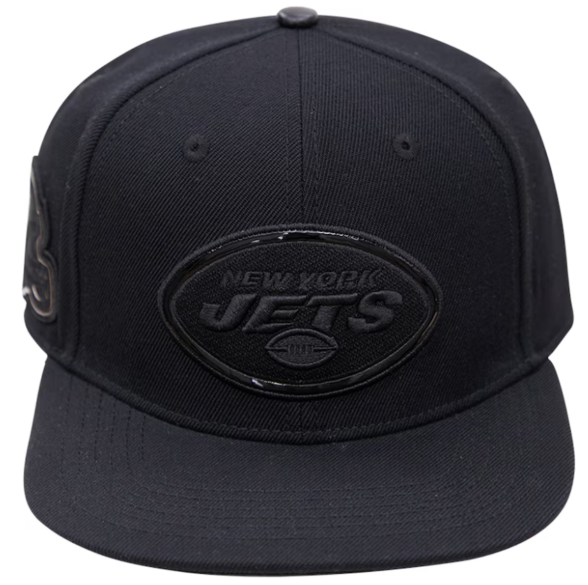 New York Jets  Pro Standard Triple Black Snapback Hat