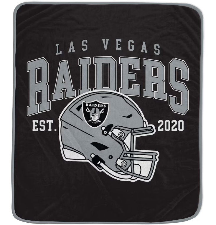 Las Vegas Raiders Pegasus Vintage Arch Ultra Soft 50" x 60" Blanket