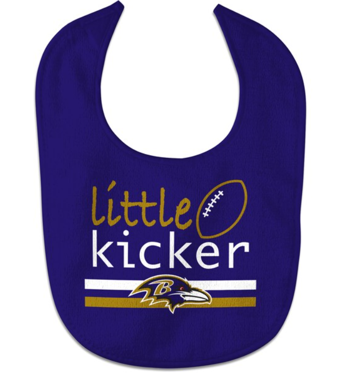 Baltimore Ravens Wincraft Infant Little Kicker All Pro Bib