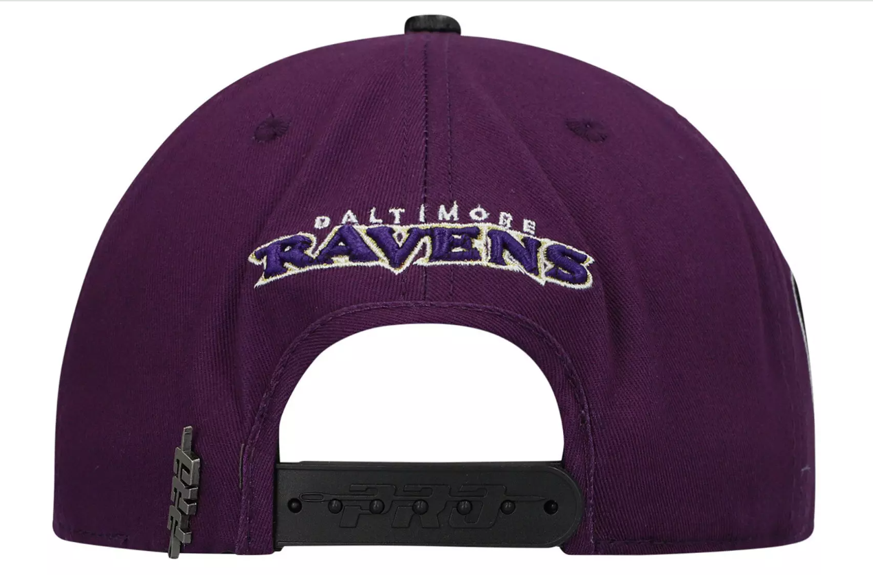 Baltimore Ravens Pro Standard Shield 2 Tone Purple/Black Snapback