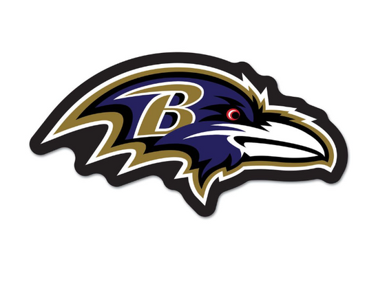 Baltimore Ravens Wincraft Logo On the GoGo Car Grill Accessory