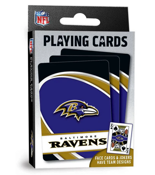Baltimore Ravens MasterPieces Playing Cards 54-Card Deck