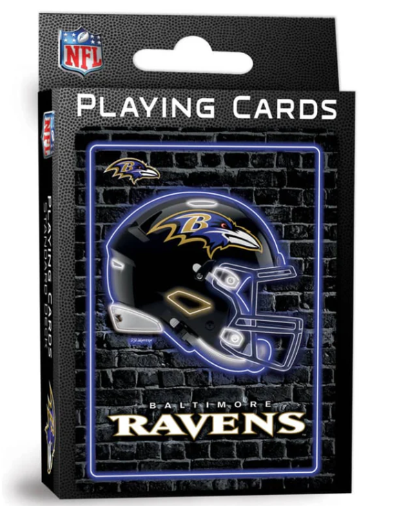 Baltimore Ravens MasterPieces Neon Playing Cards 54-Card Deck