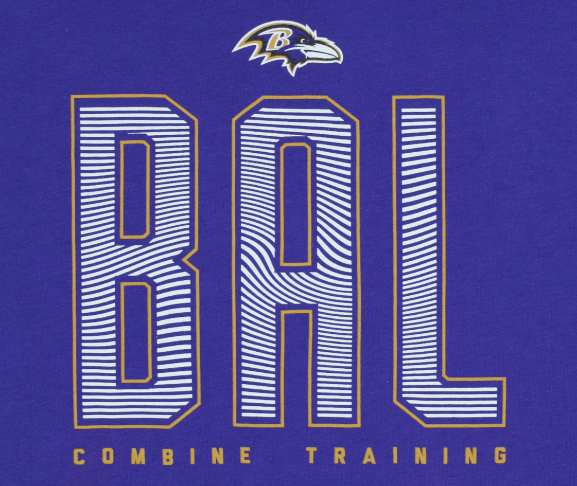 Baltimore Ravens New Era Combine Record Setter Long Sleeve Tee