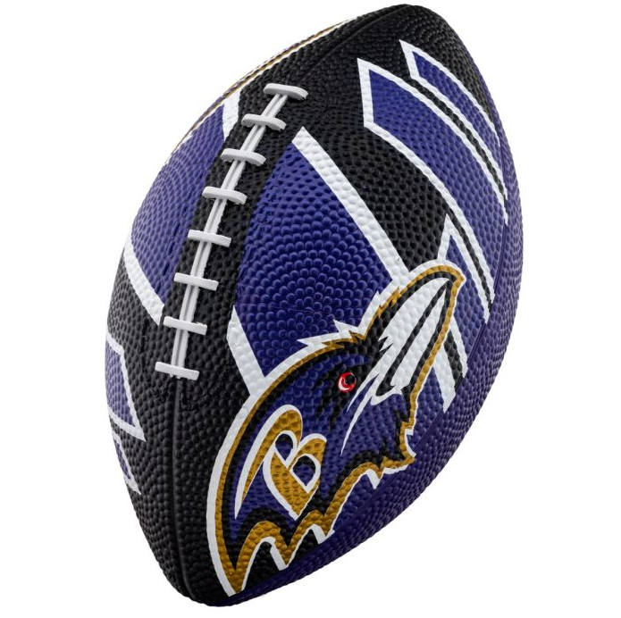Baltimore Ravens Franklin Mini Stripe Rubber Football- No Box