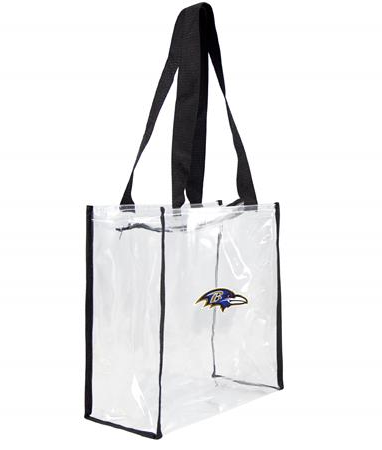 Baltimore Ravens Stadium Clear Square Bag 12X5