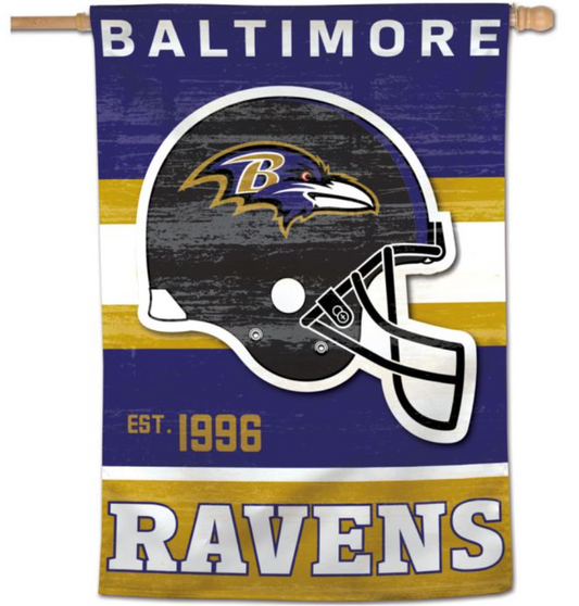 Baltimore Ravens Wincraft Classic Logo Retro Vertical Flag 28" x 40"
