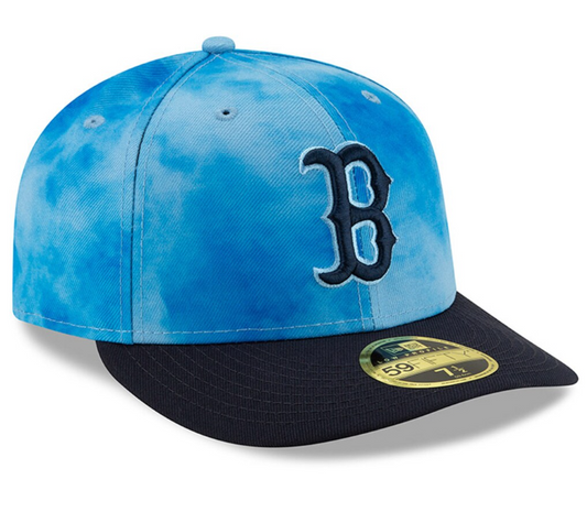 Boston Red Sox New Era Father's Day Low Profile 59Fifty Hat-Blue