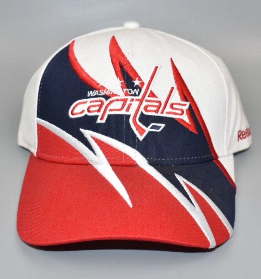 Washington Capitals Reebok Spike Shockwave Adjustable Hat