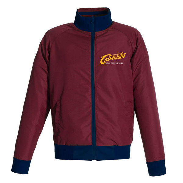 Cleveland Cavaliers 2016 NBA Champs Reversible Trac Mens Jacket - Burgundy