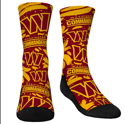 Washington Commanders Adult Rockem Team Socks