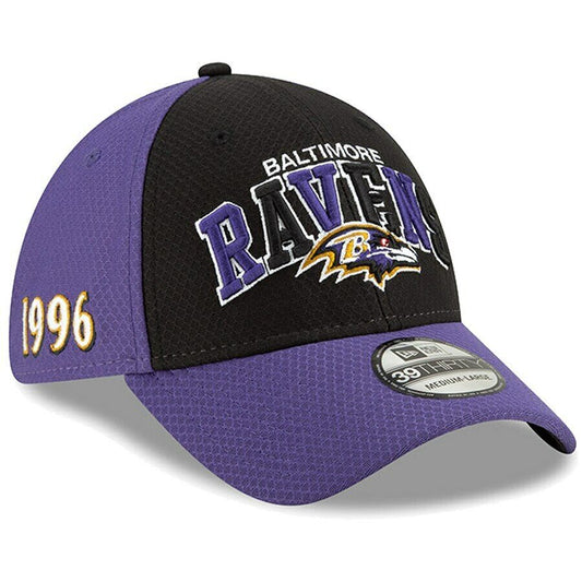 Baltimore Ravens New Era NFL Sideline Home 39THIRTY 1990s Flex Hat