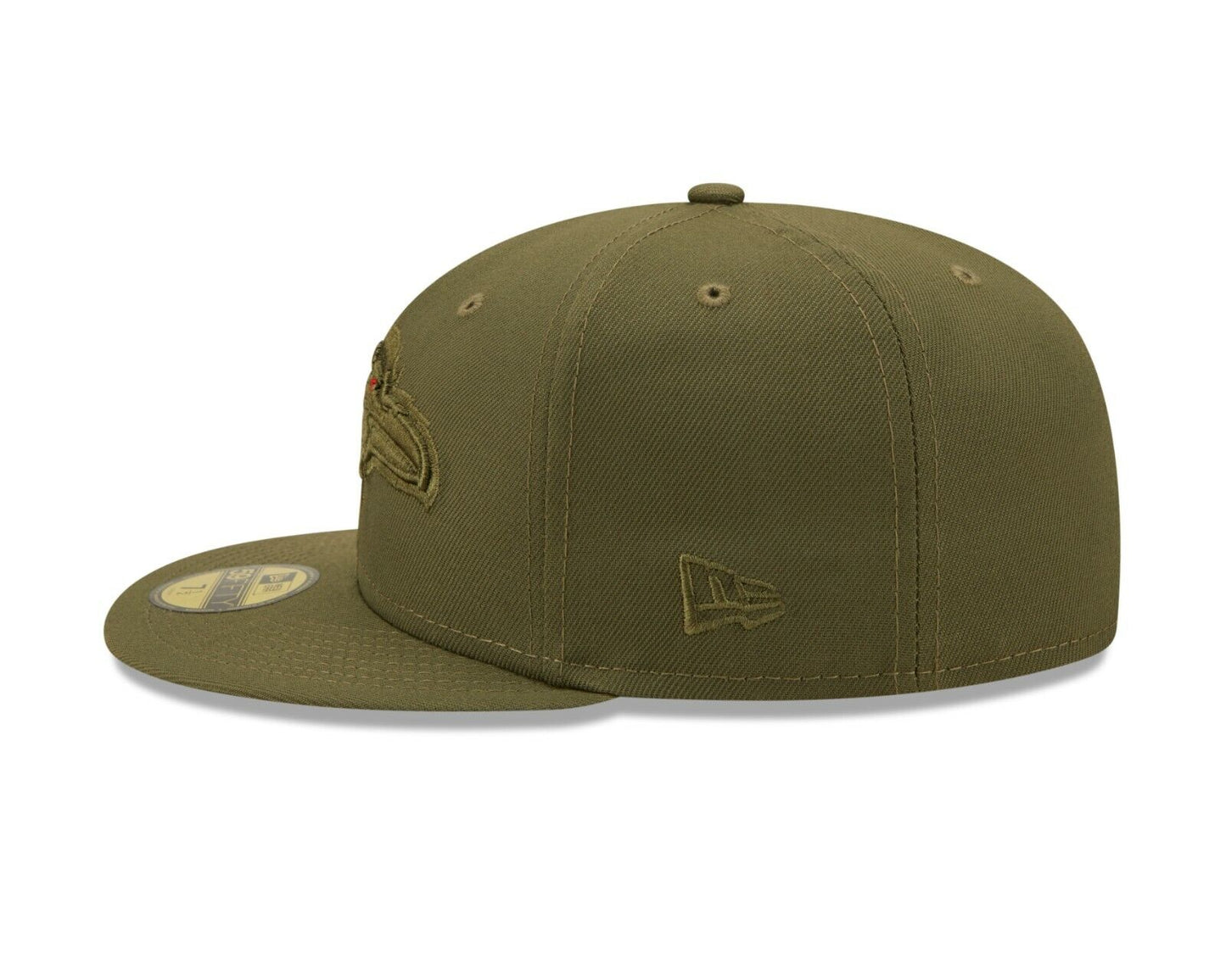 Baltimore Ravens New Era Color Pack New Olive 59fifty Fitted Hat - Red Eye