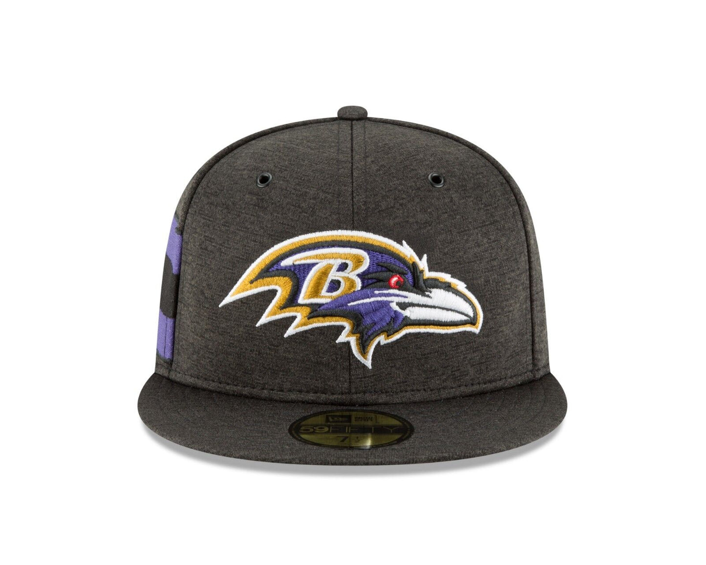 Baltimore Ravens New Era NFL Sideline Home 59FIFTY Fitted Hat - Black