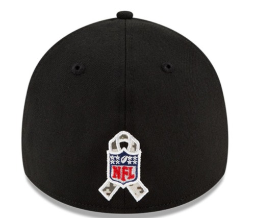Miami Dolphins New Era Salute to Service Sideline 39THIRTY Hat - Black/Camo