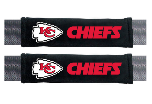 Kansas City Chiefs Team Seatbelt Pad Set Car Accessories