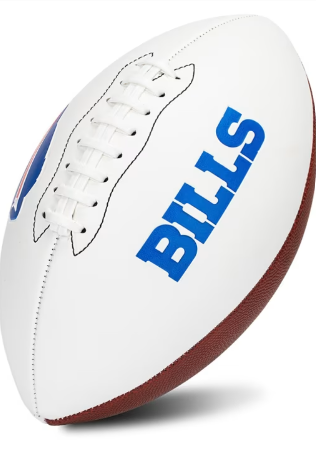 Buffalo Bills Franklin Signature Autograph White Panel Football - Boxed