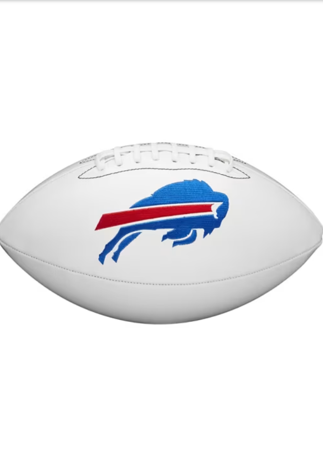 Buffalo Bills Franklin Signature Autograph White Panel Football - Boxed