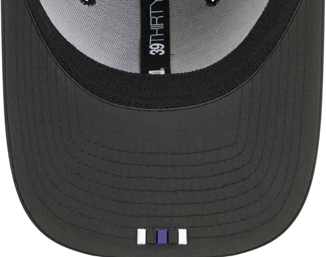 Baltimore Ravens New Era Sideline Perfomance 39THIRTY Flex Hat - Black