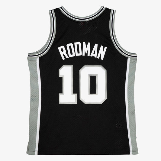San Antonio Spurs Mitchell & Ness #10 Dennis Rodman Black 1993 Hardwood Classic Swingman Jersey (Copy)