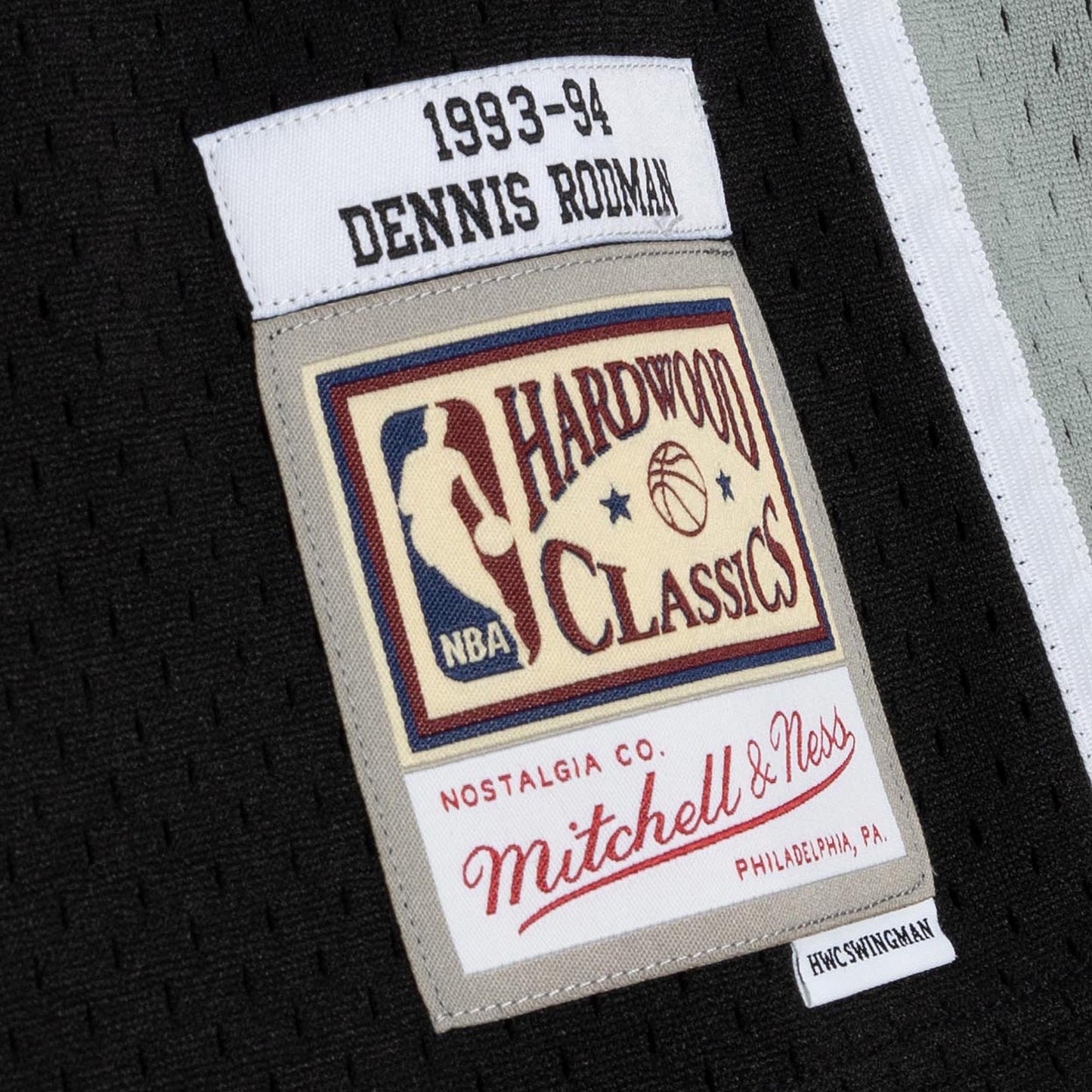 San Antonio Spurs Mitchell & Ness #10 Dennis Rodman Black 1993 Hardwood Classic Swingman Jersey (Copy)