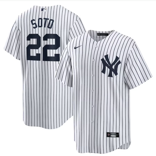 New York Yankees Men's Juan Soto Nike White Home Replica Player Jersey