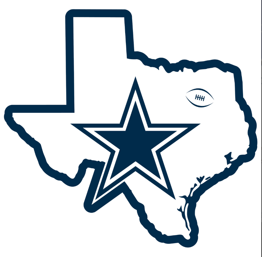 Cowboys Home Siskiyou State Magnet- White