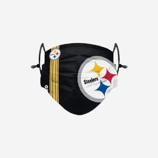 Pittsburgh Steelers Foco On-Field Sideline Pleated Face Cover Mask