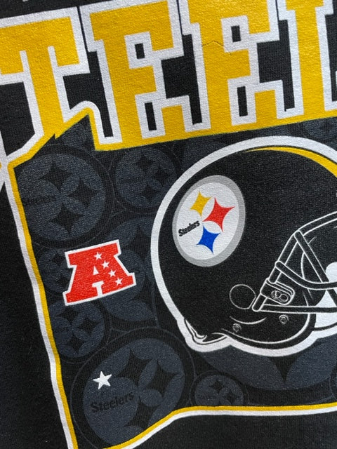 Pittsburgh Steelers New Era State Pull Over Hoodie - Black