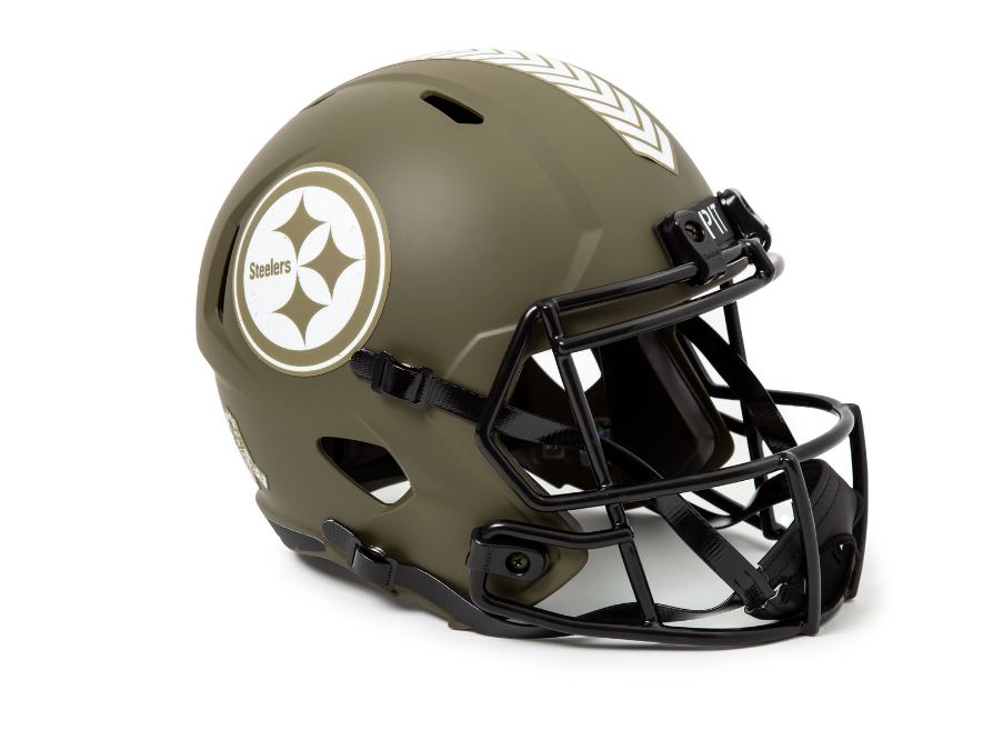 Pittsburgh Steelers Salute to Service (STS) Mini Replica Helmet