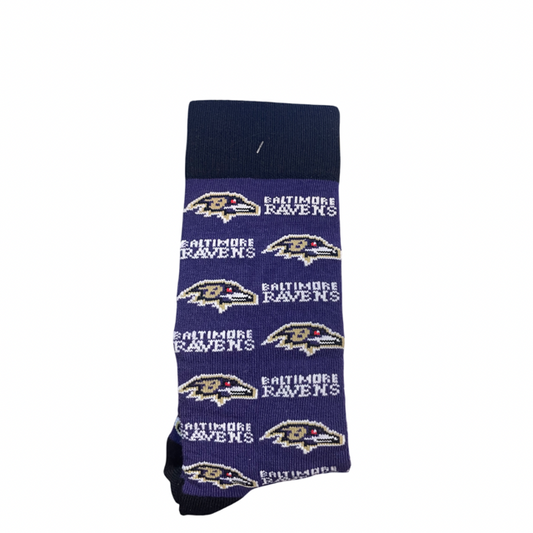 Baltimore Ravens Strideline Step and Repeat Premium Crew Socks