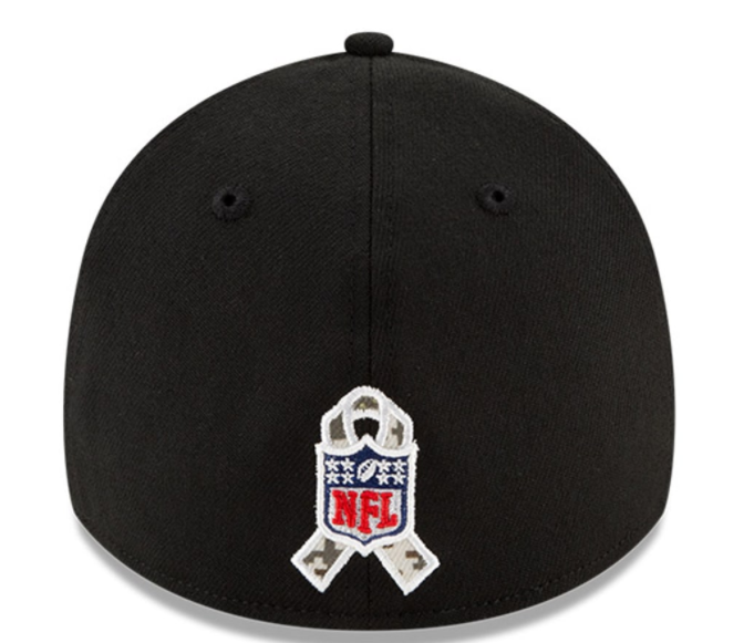 Pittsburgh Steelers Salute to Service 39THIRTY Flex Hat - Black