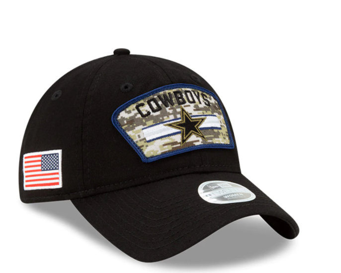 Dallas Cowboys New Era Women's Salute to Service 9Twenty Adjustable Hat