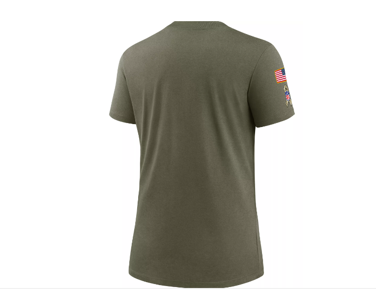 Dallas Cowboys Nike Women's "Dri-Fit" Salute to Service T-Shirt- Green