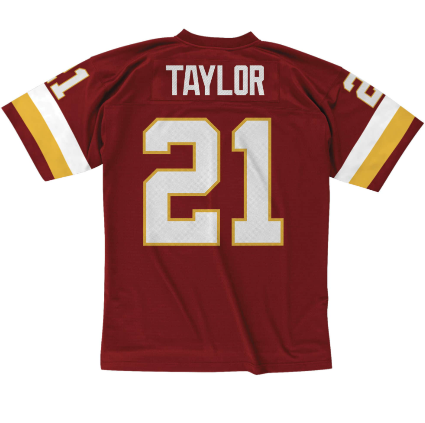 Washington Redskins Mitchell & Ness # 21 Sean Taylor Legacy Jersey-Burgandy
