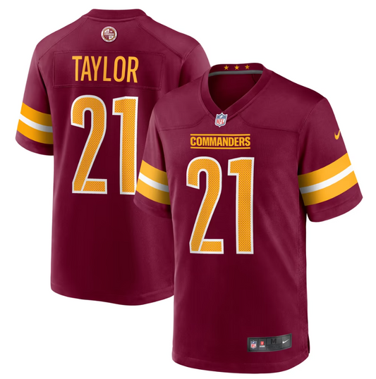 Washington Commanders Nike #21 Sean Taylor Game Day Jersey- Burgundy