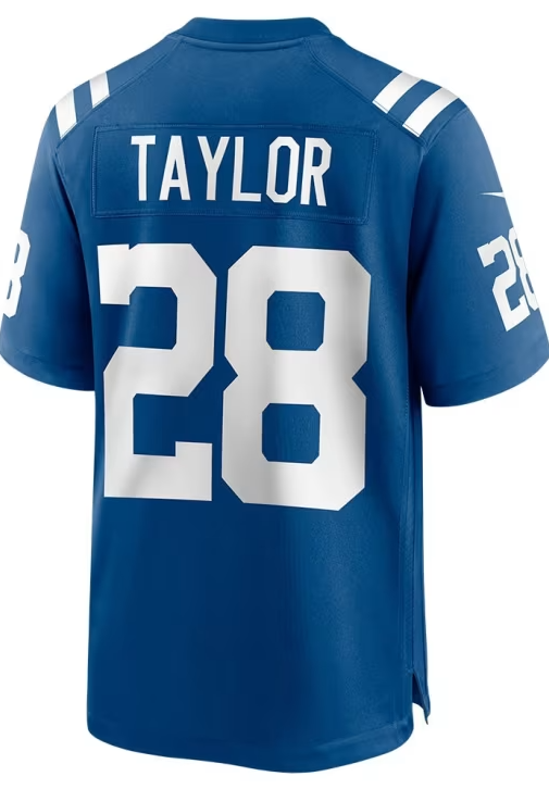 Indianapolis Colts Nike # 28 Jonathon Taylor Youth Game Jersey - Blue