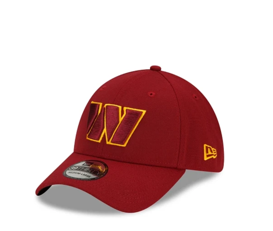 Washington Commanders New Era Team Classic Burgundy 39THIRTY Flex Hat
