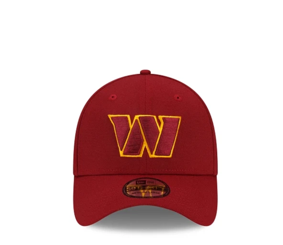 Washington Commanders New Era Team Classic Burgundy 39THIRTY Flex Hat