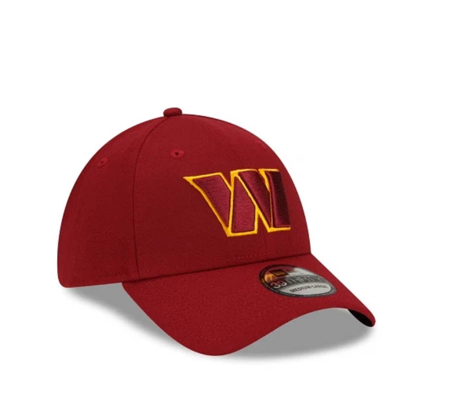 Washington Commanders New Era Team Classic Burgundy 39THIRTY Flex Hat