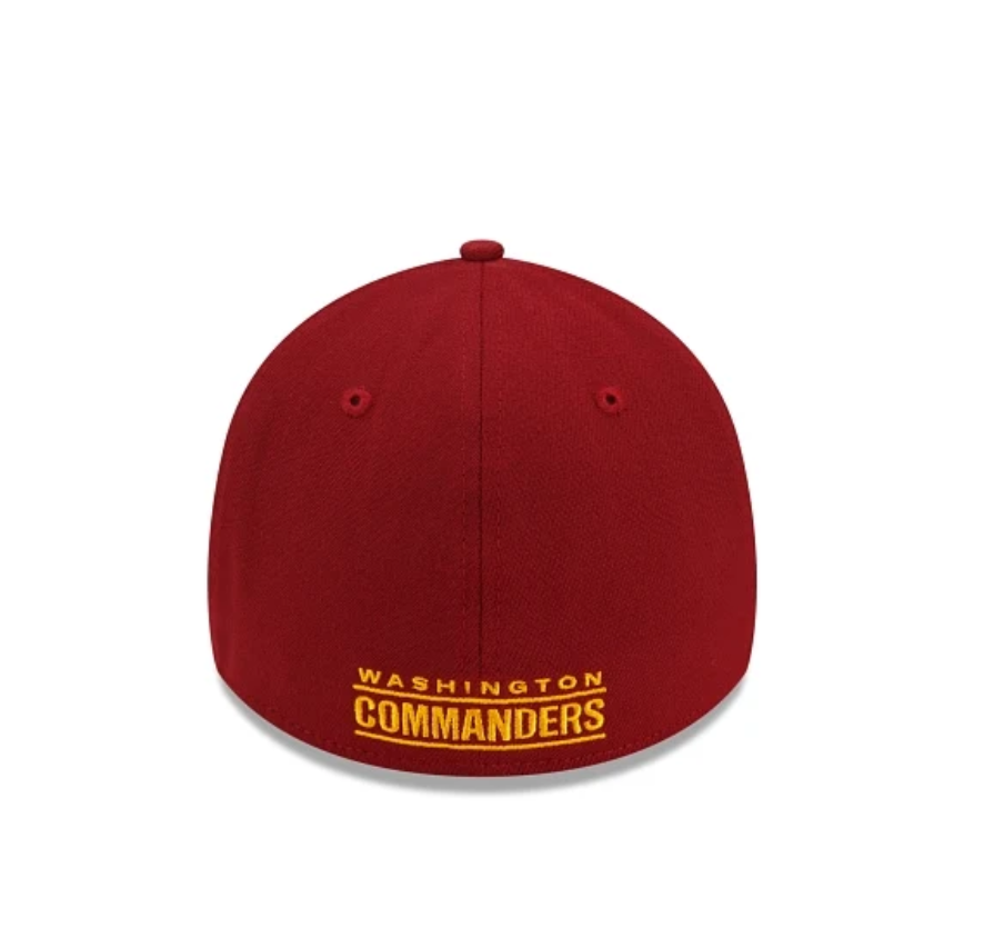 Washington Commanders New Era Team Classic Burgundy 39THIRTY Flex Hat
