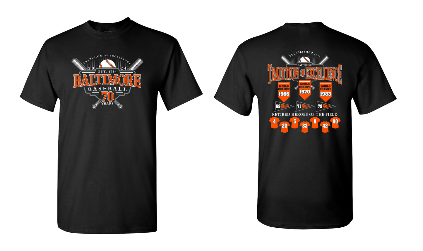 Baltimore Orioles Tradition Of Excellence T-Shirt