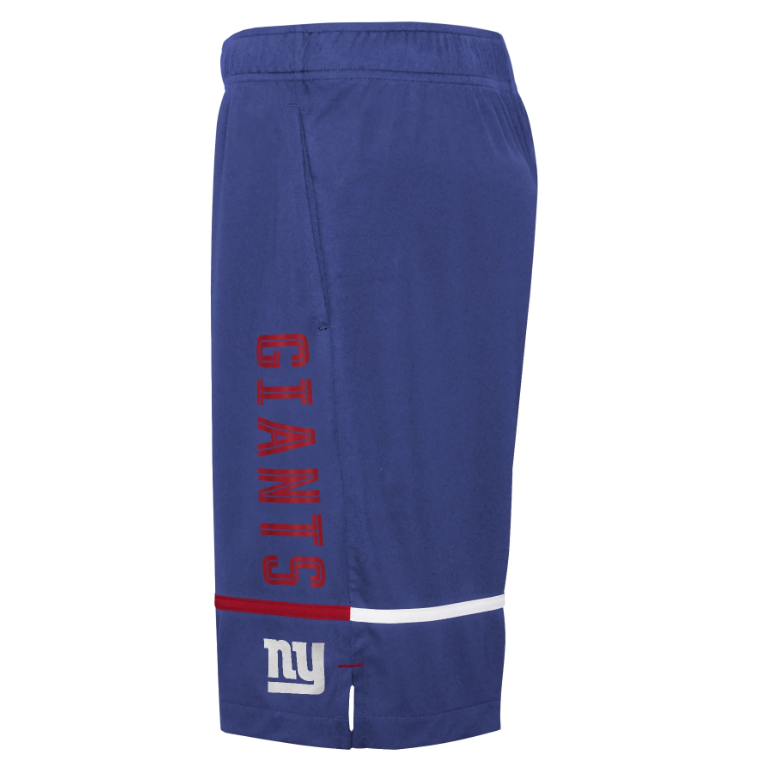 New York Giants New Era Rusher Training Shorts Shorts - Royal