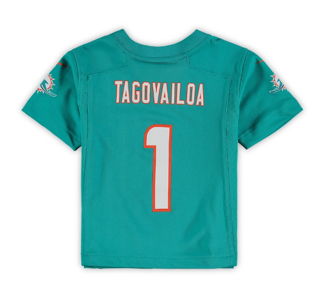 Miami Dolphins Nike #1 Tua Tagovailoa Toddler Nike Game Jersey