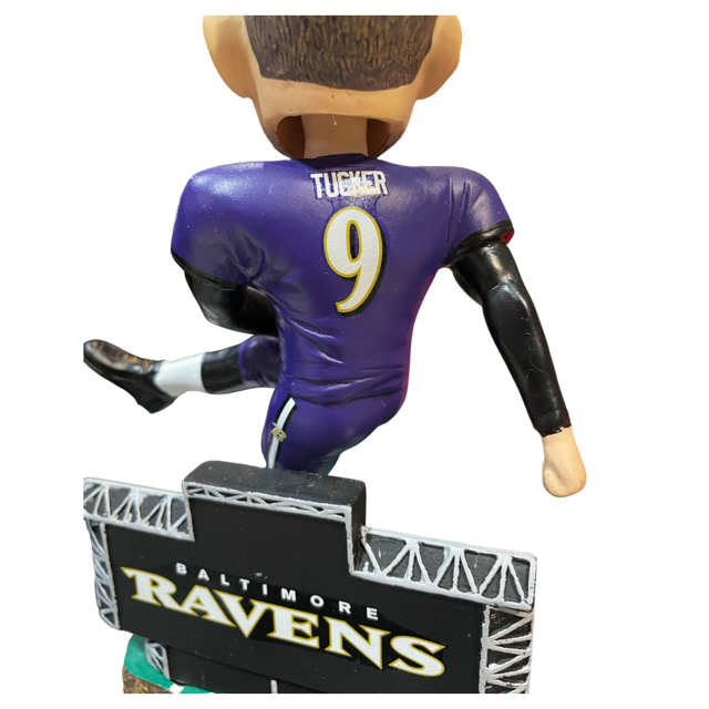Baltimore Ravens FOCO Justin Tucker Score Board Bobblehead