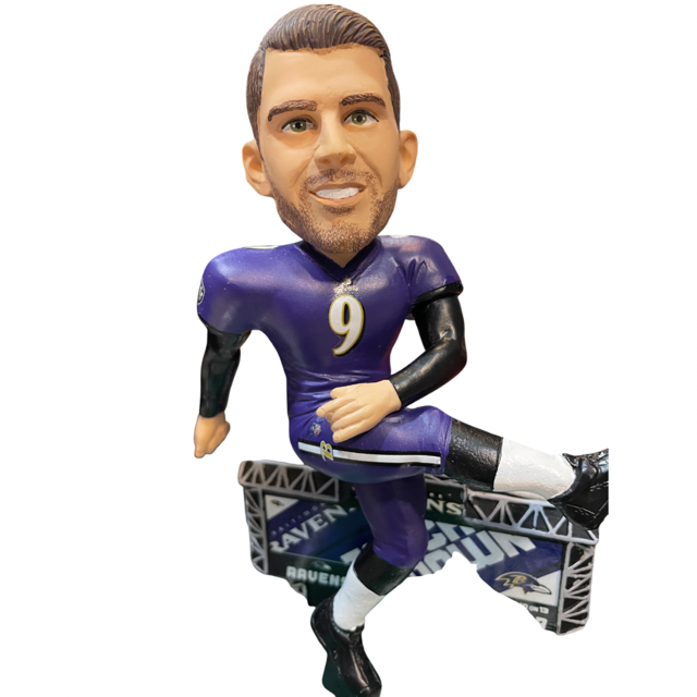 Baltimore Ravens FOCO Justin Tucker Score Board Bobblehead