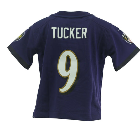 Baltimore Ravens Nike #9 Justin Tuckers Pre-School Kids Jersey- Purple