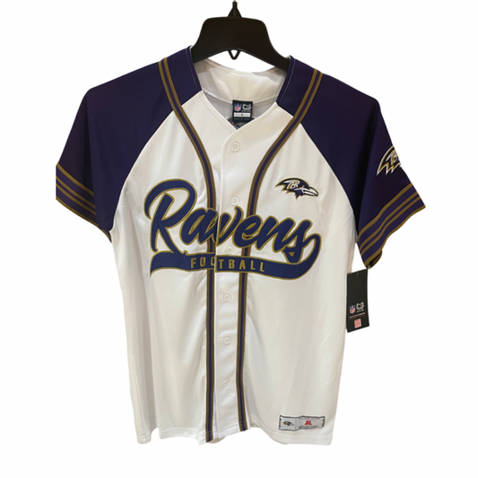 Baltimore Ravens Ulta Game Baseball Jersey - White