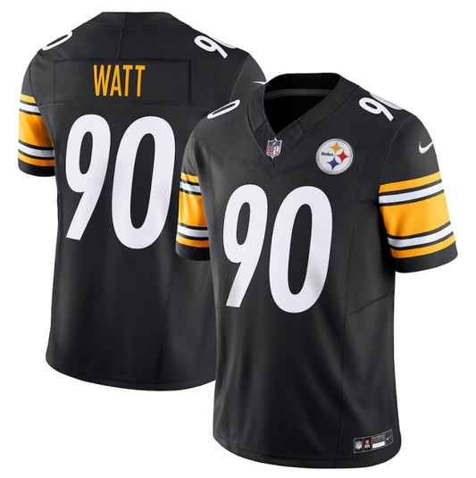 Pittsburgh Steelers Nike T.J. Watt  # 90 Vapor F.U.S.E. Limited Jersey - Black